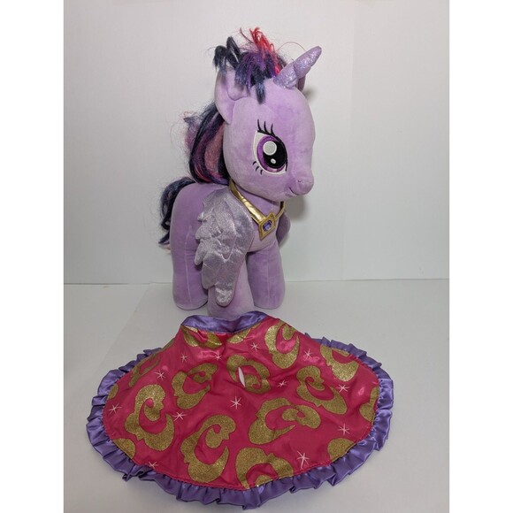 Build A Bear MY LITTLE PONY PLUSH 16" Twilight Sparkle 2014 W/Cape RETIRED - Picture 1 of 9